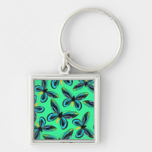 Queen Alexandra' s birdwing butterfly pattern Key Ring