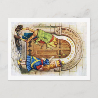 Queen Alice & the Frog in Wonderland Postcard