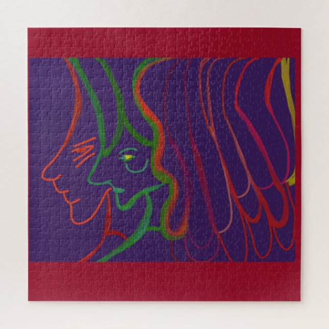 Queen and Her King Jigsaw Puzzle (Vertical)