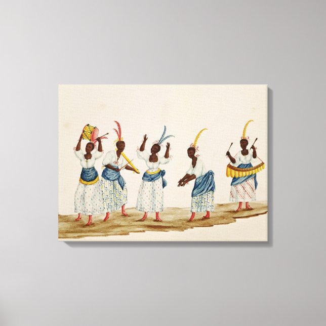 Queen and her Suite Canvas Print (Front)