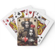 Queen and King of Hearts 