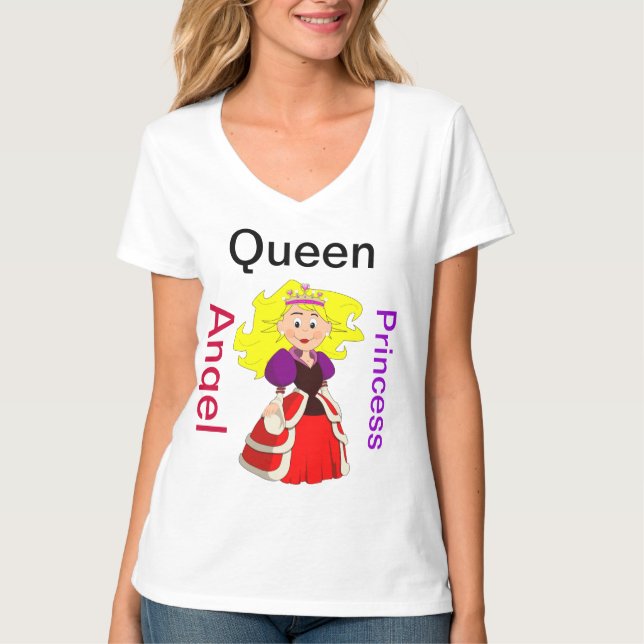 Queen Angel Princess T-Shirt (Front)