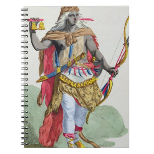 Queen Anna Nzinga (1583-1663), from 'Receuil des E Notebook