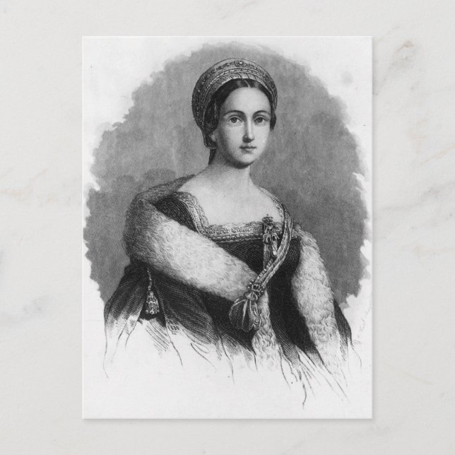 Queen Anne Boleyn Postcard (Front)