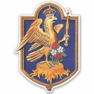 Queen Anne Boleyn Royal Badge White Falcon