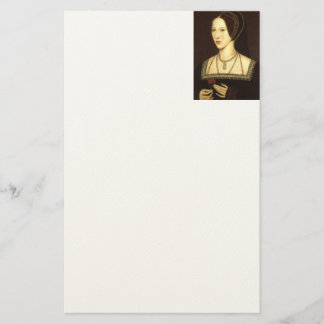Queen Anne Boleyn Stationary Stationery