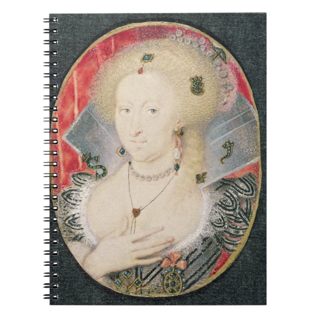 Queen Anne of Denmark, miniature Notebook (Front)