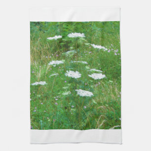 Queen Anne’s Lace, Tea Towel