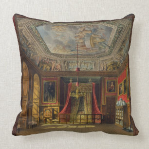 Queen Anne's Bed, Windsor Castle, from 'Royal Resi Cushion