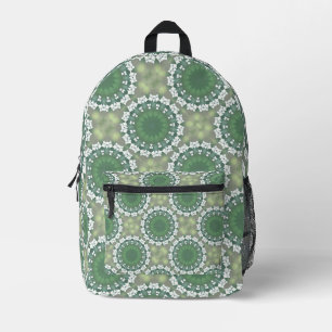 Queen Anne's Lace Abstract Spring Floral Elegant Printed Backpack