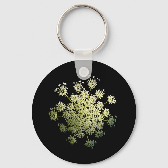 Queen Anne's Lace  cutout Key Ring (Front)