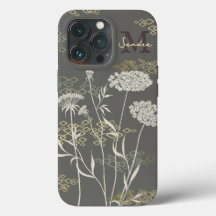 Queen Anne's Lace Dark iPhone / iPad case