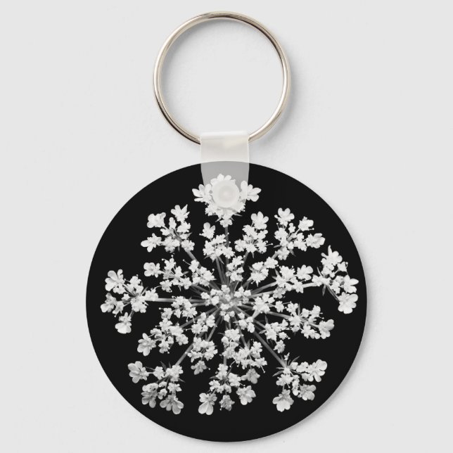 Queen Anne's Lace Key Ring (Front)
