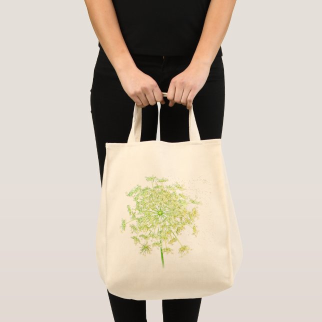 Queen Anne's Lace Tote Bag (Front (Product))