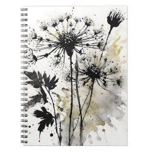 Queen Anne's Lace - Watercolor flowers Notebook