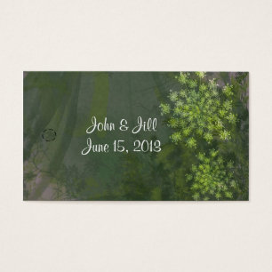 Queen Anne's Lace Wedding Favour Tag