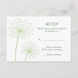 Queen Anne's RSVP card