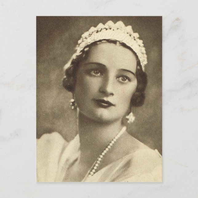 Queen Astrid of Belgium Postcard (Front)
