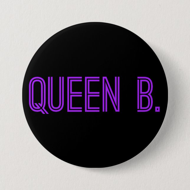 Queen B. Button (Grape) (Front)
