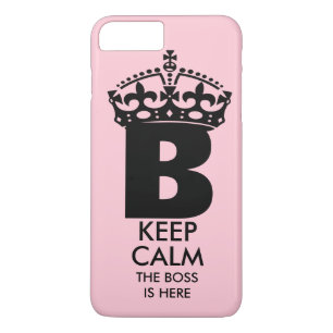 Queen B Keep Calm Case-Mate iPhone Case