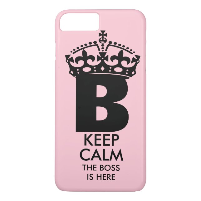 Queen B Keep Calm Case-Mate iPhone Case (Back)