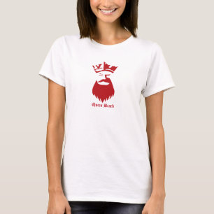 Queen Beard strong font T-Shirt