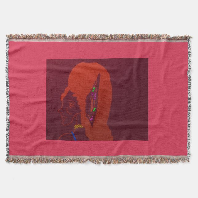 Queen BeastHive Throw Blanket (Front)
