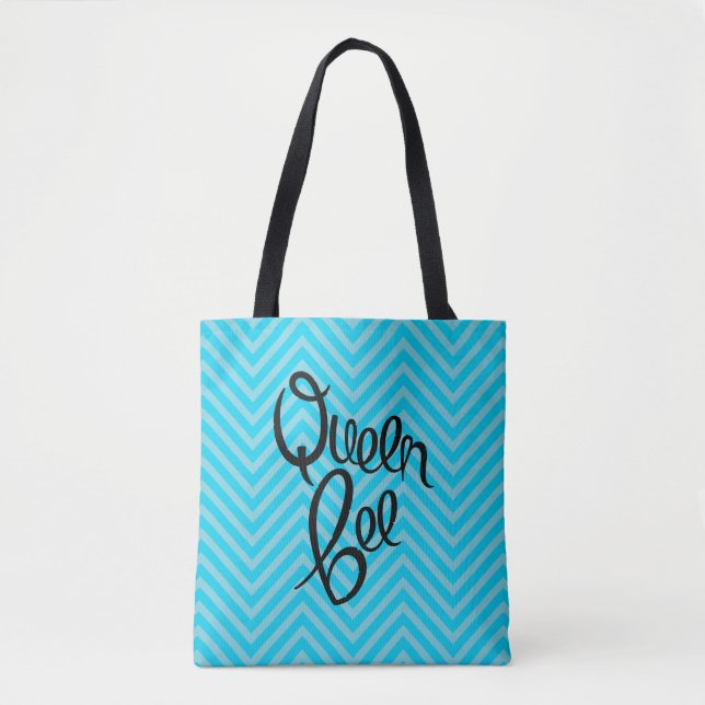 Queen Bee - Allover Print Tote Bag (Front)
