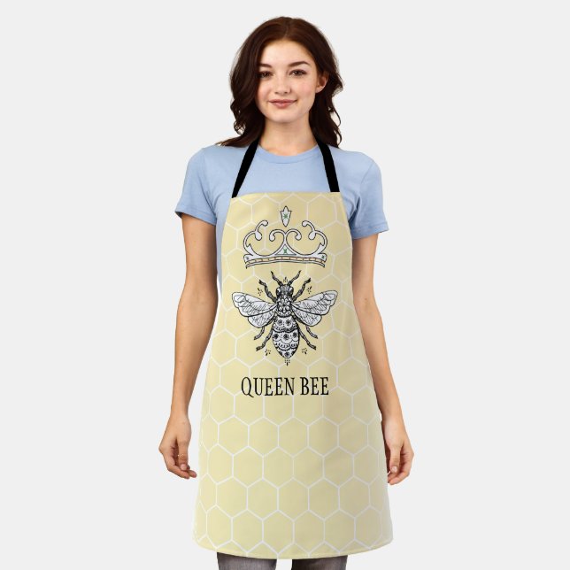 Queen Bee Apron | personalised apron (Worn)