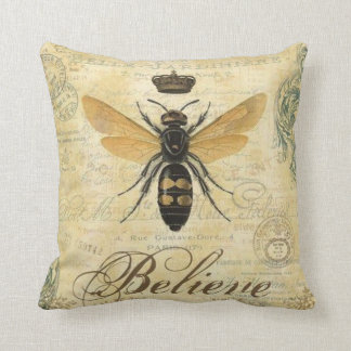 Queen Bee - Believe Throw Pillow