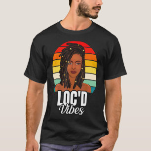 Queen Bee Black Girl Magic Melanin Women Afro Amer T-Shirt