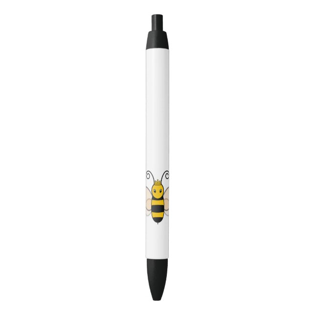Queen Bee Black Ink Pen (Front Vertical)