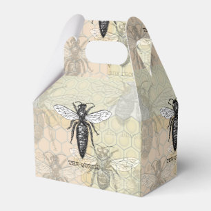 Queen Bee Bug Insect Antique Illustration Favour Box