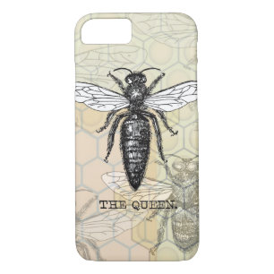 Queen Bee Bug Insect Bees Illustration Case-Mate iPhone Case