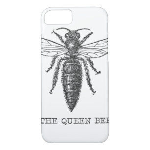 Queen Bee Bug Insect Bees Illustration Case-Mate iPhone Case