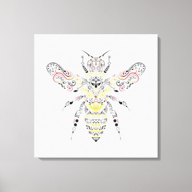 queen bee canvas print (Front)