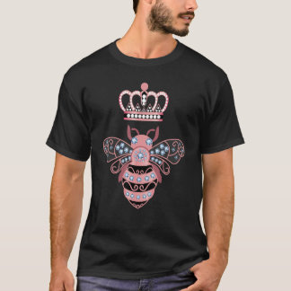 Queen Bee Crown Women Men Girls Hive Beekeeping Be T-Shirt