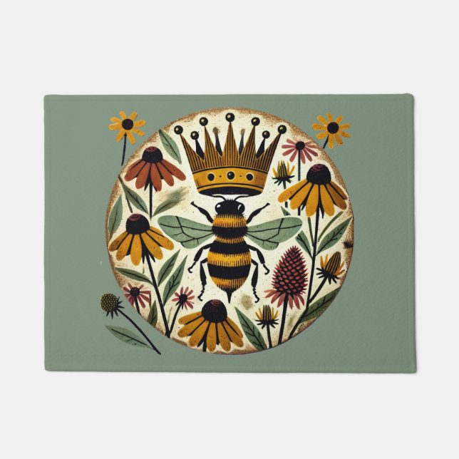 Queen Bee Doormat (Front)