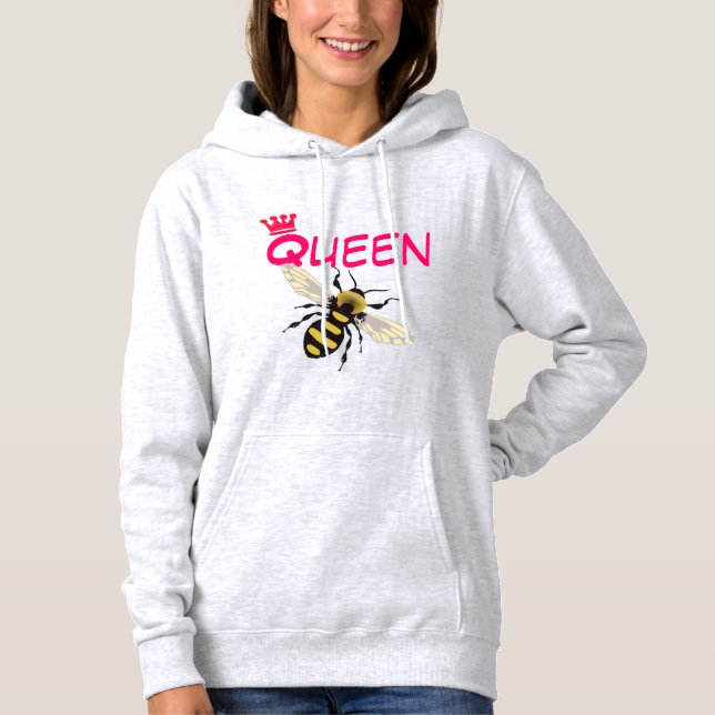 Queen Bee Hoodie - Women's Royal Design! (Front)
