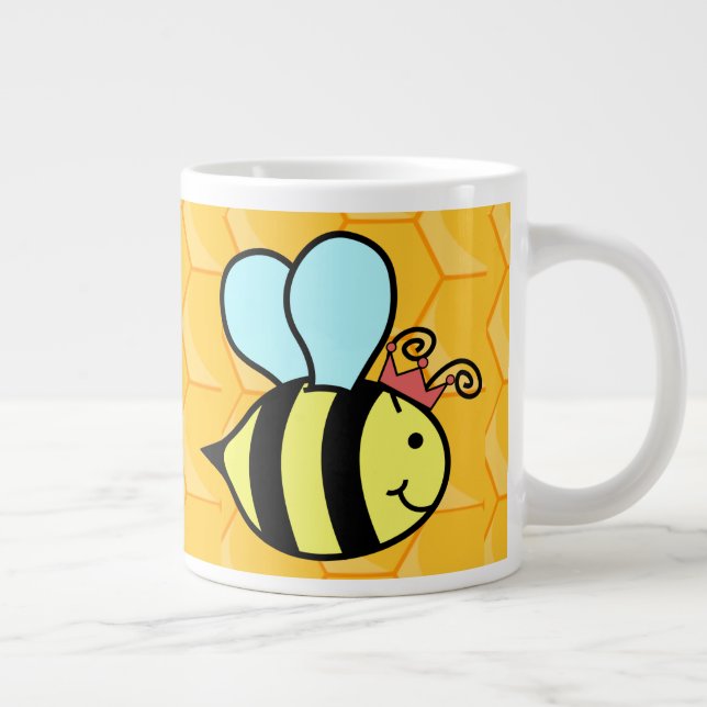 Queen Bee Large Coffee Mug (Right)
