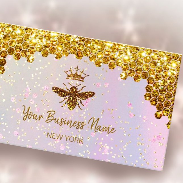 Queen Bee logo Business Card (Creator Uploaded)