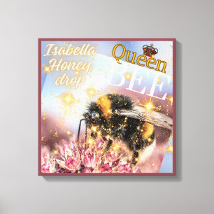 queen bee magazine  canvas print
