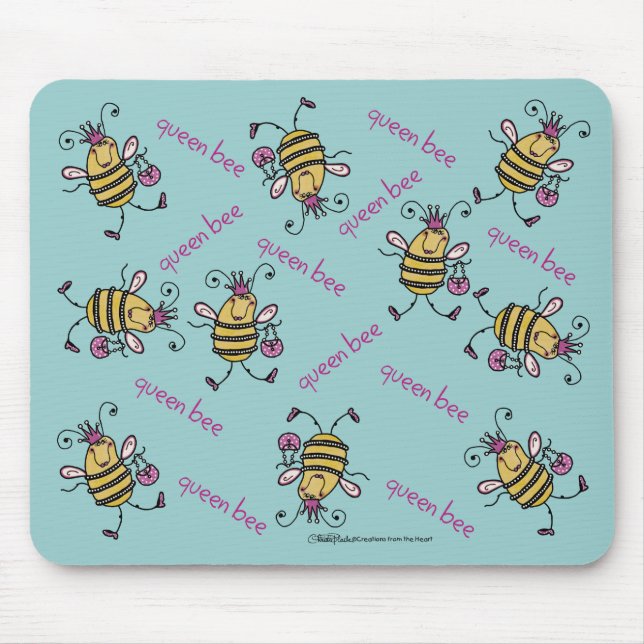 Queen Bee Mouse Pad (Front)