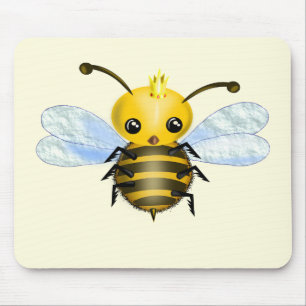 Queen Bee Mouse Pad - Your Text - Color