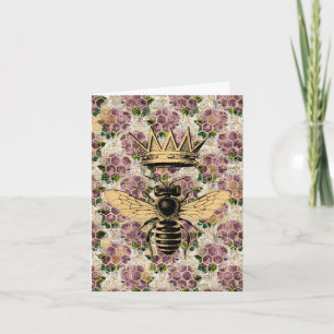 Queen Bee & Mystic Roses Note Card