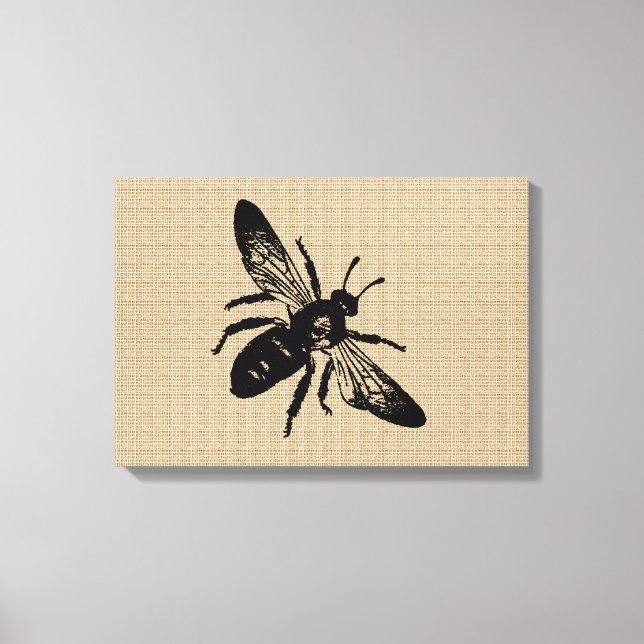 Queen Bee on canvas Print (Front)