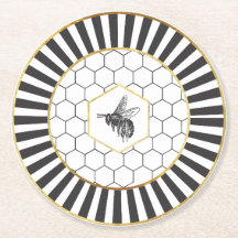 Queen Bee Paper Coaster
