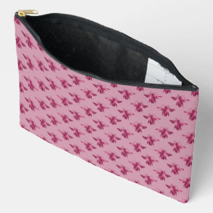 Queen Bee Pattern Accessory Pouch