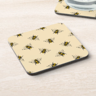 Queen Bee Pattern Coaster