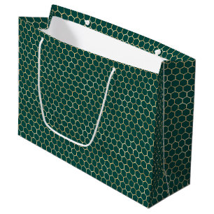 Queen Bee Pattern Large Gift Bag